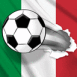Foot: Ballon transperçant le drapeau italien